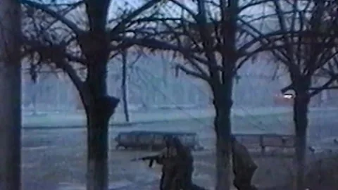 Chronicles of the Chechen war. 1994-1996. City Grozniy. Archival (39) Stock-Footage 235065740