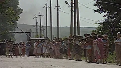 Chronicles of the Chechen war. 1994-1996. City Grozniy. Archival (41) Stock Footage 235065786