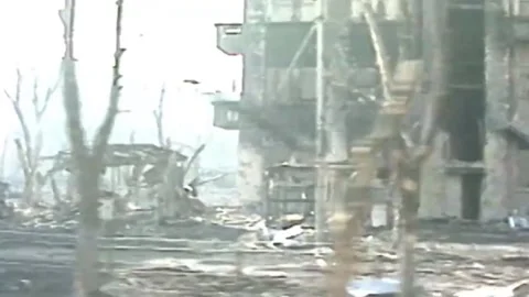 Chronicles of the Chechen war. 1994-1996. City Grozniy. Archive (10) Stock Footage 235065801