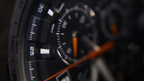 Chronograph Watch Stock Footage 97473020