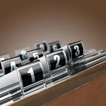 Chronological Order Illustrazione stock