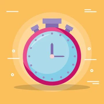 Chronometer device design Illustrazione stock
