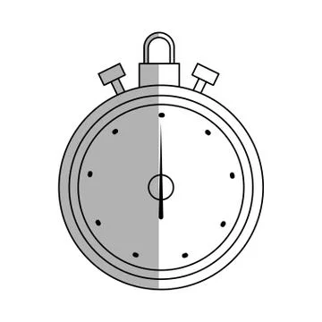 Chronometer device icon Illustrazione stock