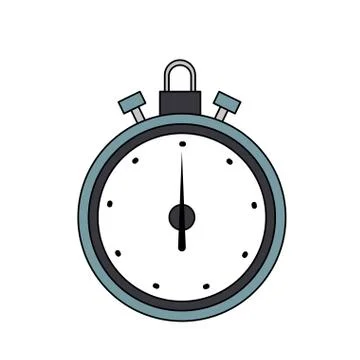 Chronometer device icon Stock Illustration