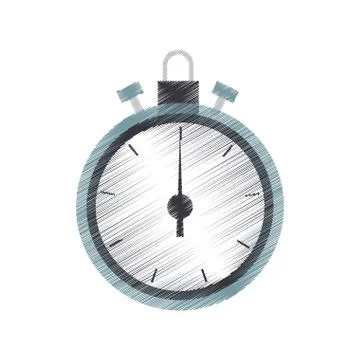 Chronometer device icon Illustrazione stock