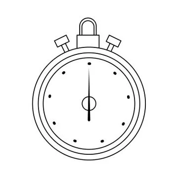 Chronometer device icon Stock Illustration