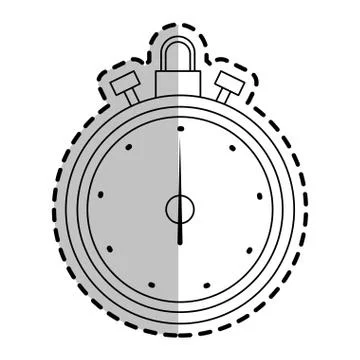 Chronometer device icon Illustrazione stock