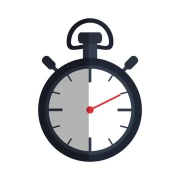 Chronometer device icon Stock Illustration