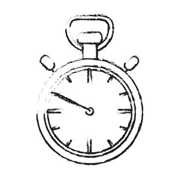 Chronometer device icon Illustrazione stock