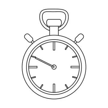 Chronometer device icon Illustrazione stock