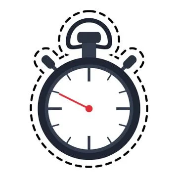 Chronometer device icon Illustrazione stock