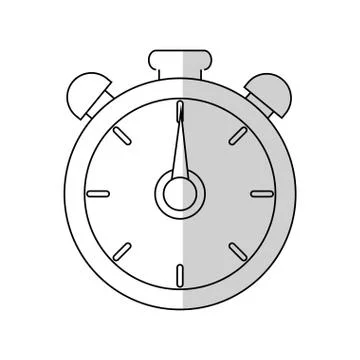 Chronometer device icon Stock Illustration