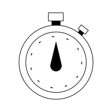 Chronometer device icon Stock Illustration