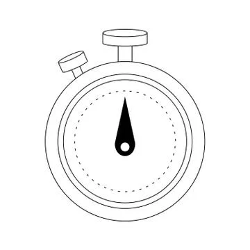 Chronometer device icon 스톡 일러스트