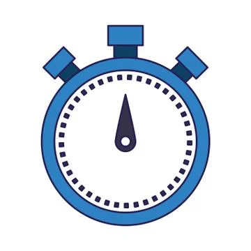 Chronometer icon, flat desgin 스톡 일러스트