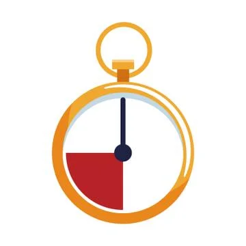 Chronometer icon, flat design イラスト素材