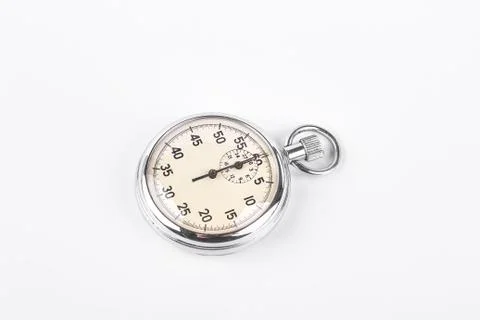 Chronometer isolated on white background. 스톡 사진