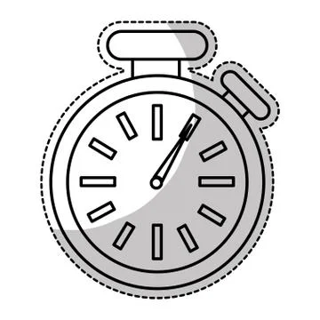 Chronometer time device Stock Illustration