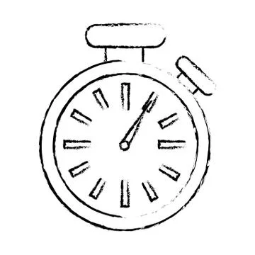 Chronometer time device Illustrazione stock