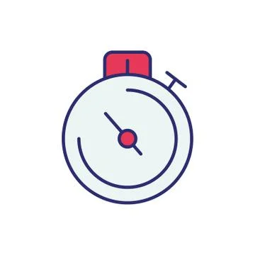 Chronometer timer watch isolated icon イラスト素材