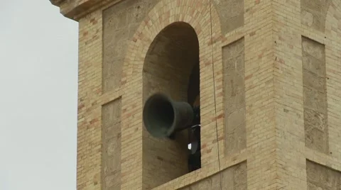 Chruch bell ringing Vídeo Stock 7744181