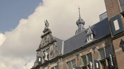 Chruch in Groningen 스톡 동영상 128520339