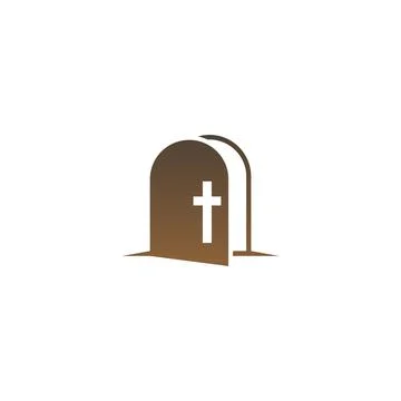 Chruch icon logo sign vector design illustration Illustration