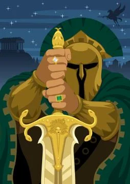 Chrysaor Stock Illustration