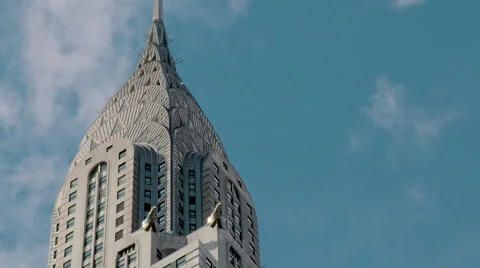 Chrysler Building Time Lapse Vídeo Stock 56691767