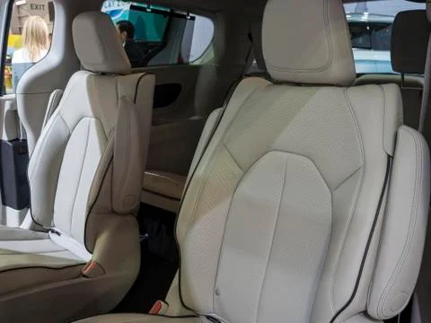 Chrysler Pacifica hybrid at the New York International Auto Show 2017 Stock Photos