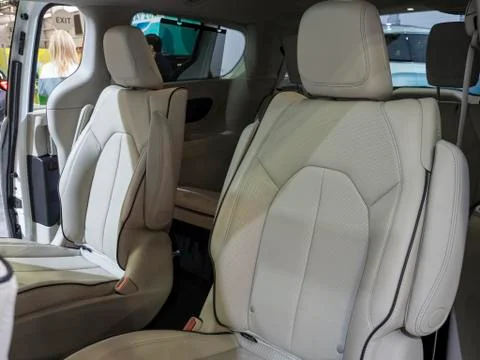 Chrysler Pacifica hybrid at the New York International Auto Show 2017 Stock Photos