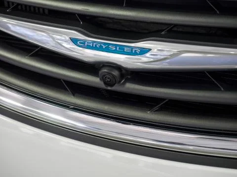 Chrysler Pacifica hybrid at the New York International Auto Show 2017 Stock Photos