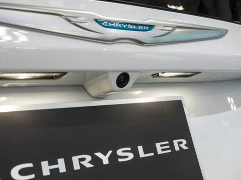 Chrysler Pacifica hybrid at the New York International Auto Show 2017 Stock Photos