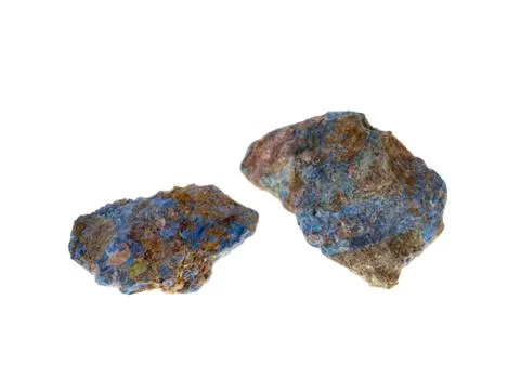 Chrysocolla. origin: peru Stock Photos
