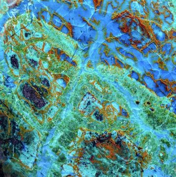 Chrysocolla Foto stock