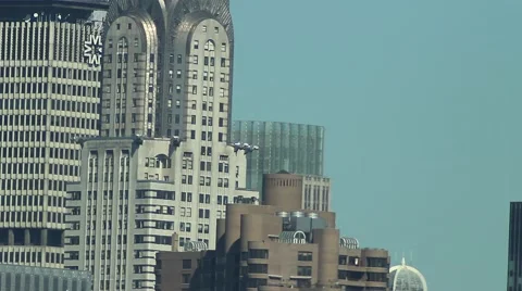 Chrystler building close up Stock-Footage 51034814