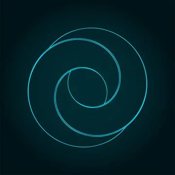 Chubby mobius strip symbol イラスト素材