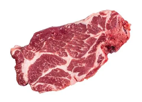 Chuck steak isolated Fotos de archivo