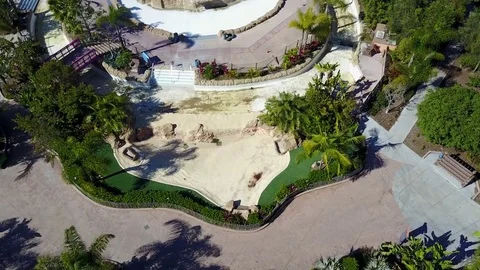 Chula Vista, CA - Aquatica San Diego Water Park - Drone Video Video stock 84835251