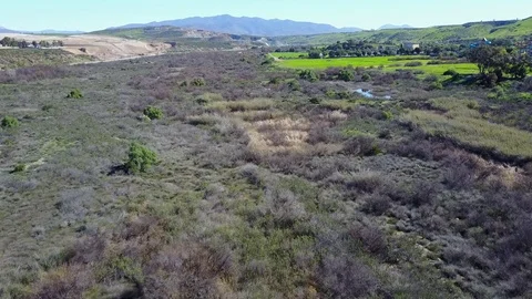 Chula Vista, CA - Otay River - Drone Video Video stock 84857161