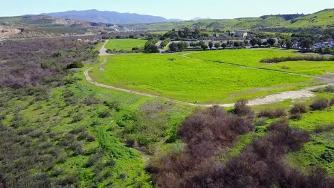 Chula Vista, CA - Otay River - Drone Video Video stock 84857378