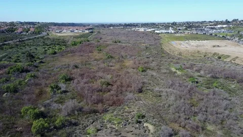 Chula Vista, CA - Otay River - Drone Video Video stock 84858092