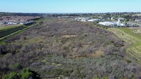 Chula Vista, CA - Otay River - Drone Video Video stock 84858244