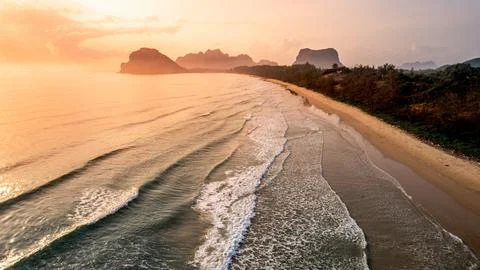 Chumphon coast line Stock Photos