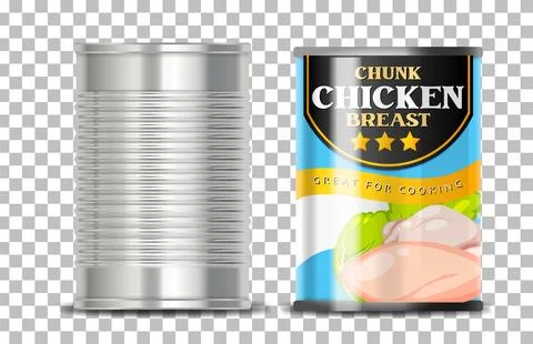 Chunk chicken breast on grid background Illustrazione stock