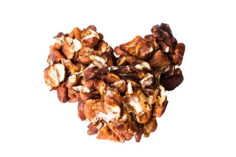Chunk of fresh tamarind a white background Foto stock