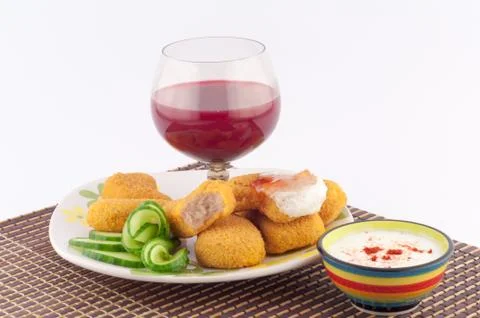 Chunks of meat Stock Photos