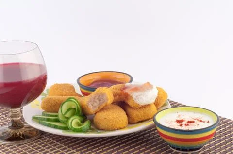 Chunks of meat Stock Photos