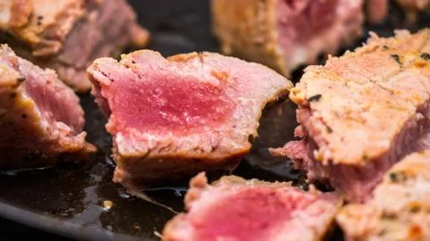 Chunks of tuna in Stock Photos