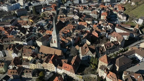 Chur Aerial 3 Stock Footage 106340366